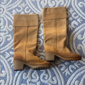 FRYE Women’s leather heeled boot, size 8.5